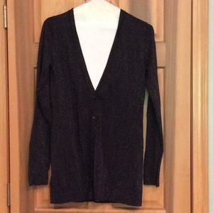 Old Navy black sparkle cardigan NWT